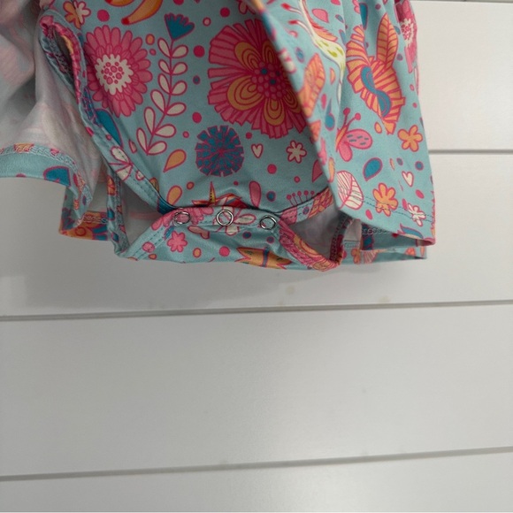 Mila & Rose 18-24 Month Bubble Dress Unicorn Floral Boutique Spring - Picture 2 of 4